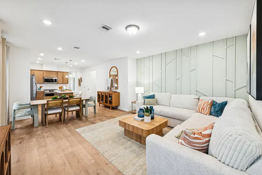 Staged model home shown for illustration only; actual features, colors, and upgrades may vary.