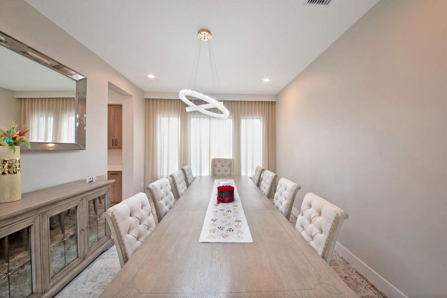 Furnished interior view inside a new home in , Boca Raton (Image 46).