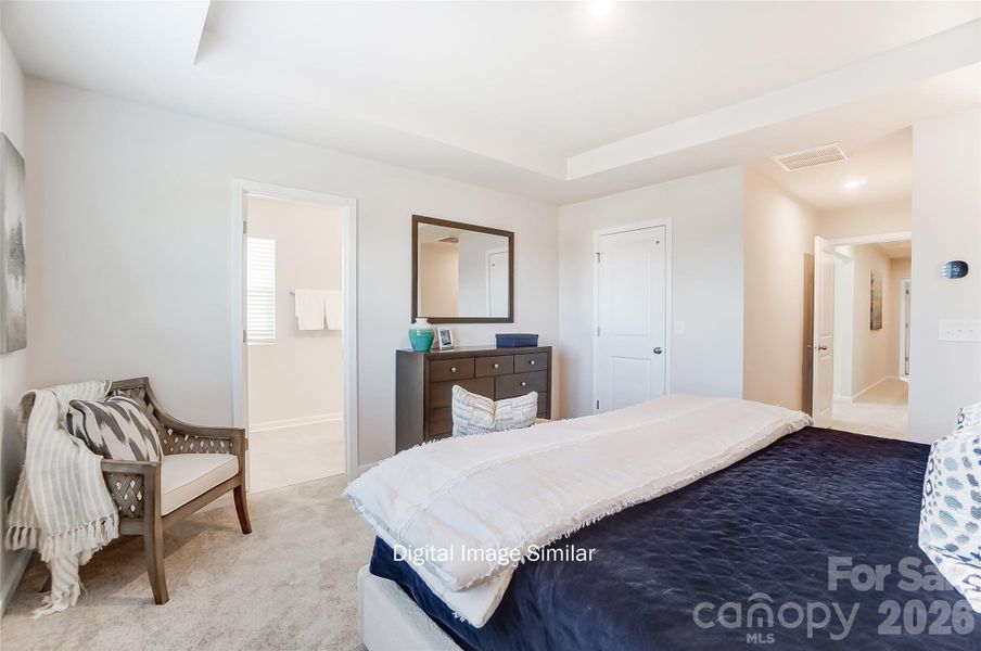 Furnished interior view inside a new home in Bailey Run, Charlotte (Image 16).