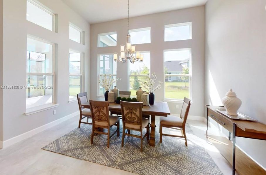 Furnished interior view inside a new home in Westlake Single Family, Ormond Beach (Image 15). Furnished interior view inside a new home in Westlake Single Family, Ormond Beach (Image 15).
