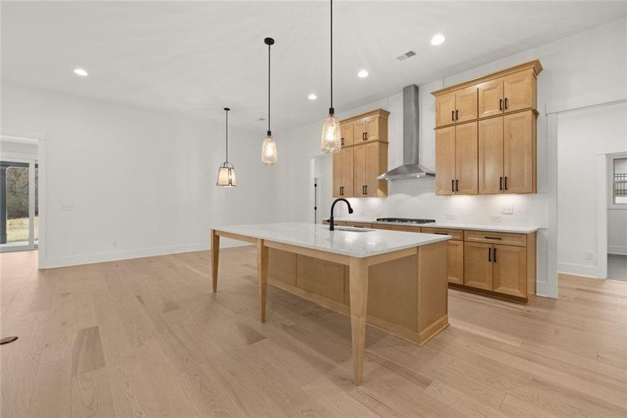 Furnished interior view inside a new home in Soleil Belmont Park, Canton (Image 8).
