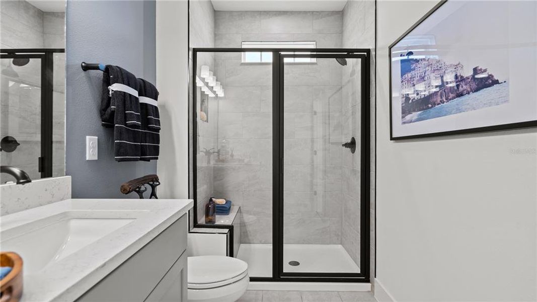 Furnished interior view inside a new home in Parkview at Hamlin, Winter Garden (Image 49).