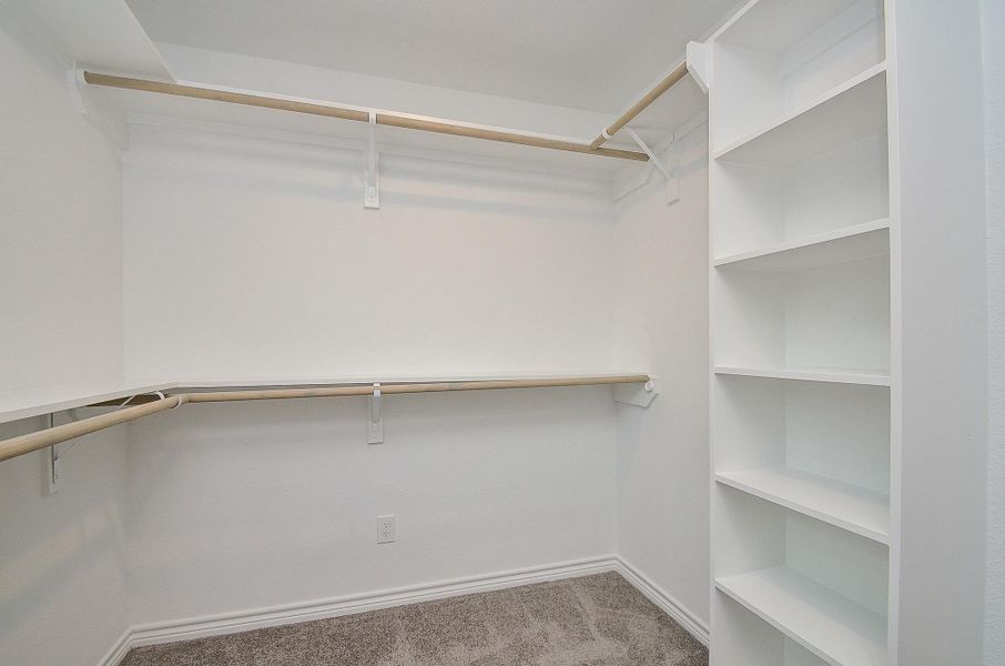 Primary Closet - Image representative of plan only and may vary as built.