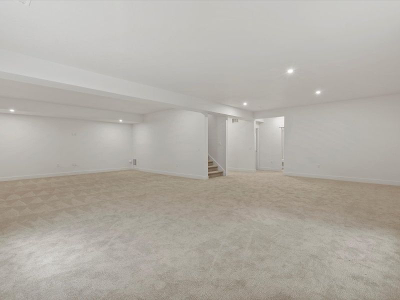 Representative unfurnished interior of a home built from the Reese by Lokal Homes in Jackson Creek, Monument (Image 19).