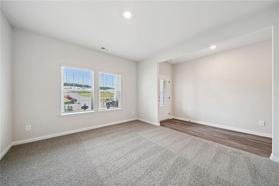 Spacious, unfurnished interior of a new home in Vines at Mill Creek - Estate Series, Braselton (Image 15).