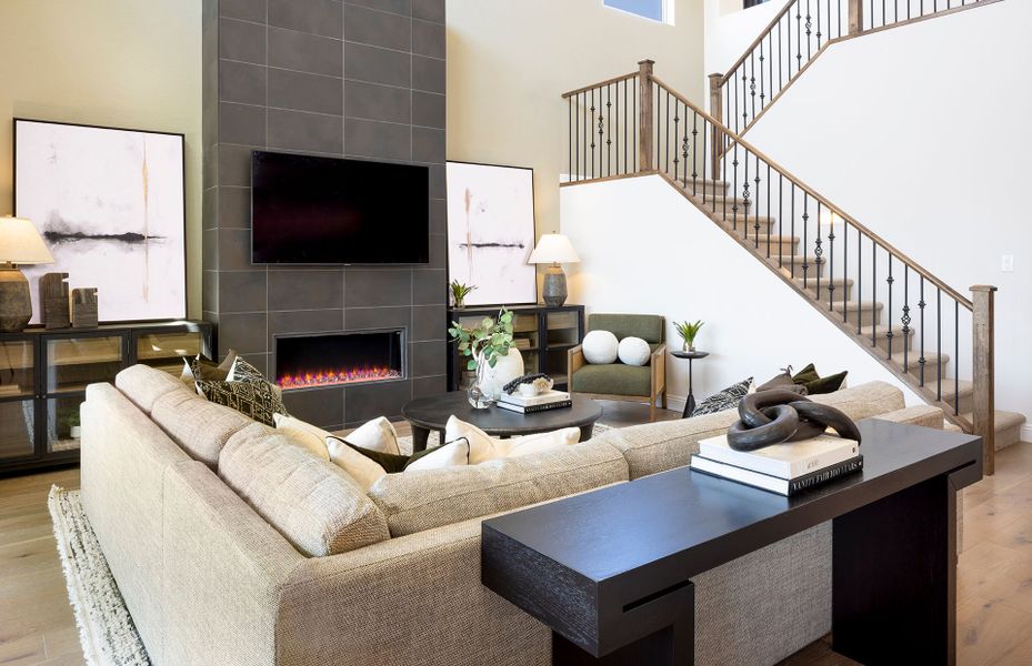 Furnished interior view inside a new home in Allen Ranches, Litchfield Park (Image 4).