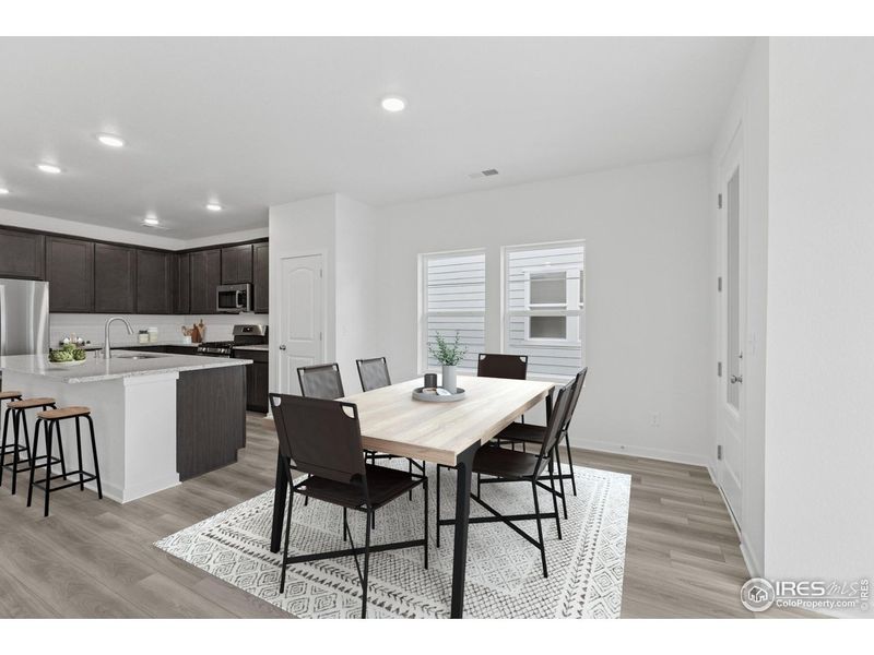 Furnished interior view inside a new home in , Loveland (Image 16).