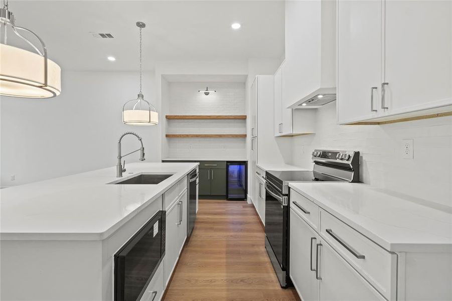 Furnished interior view inside a new home in , Dallas (Image 9). Furnished interior view inside a new home in , Dallas (Image 9).