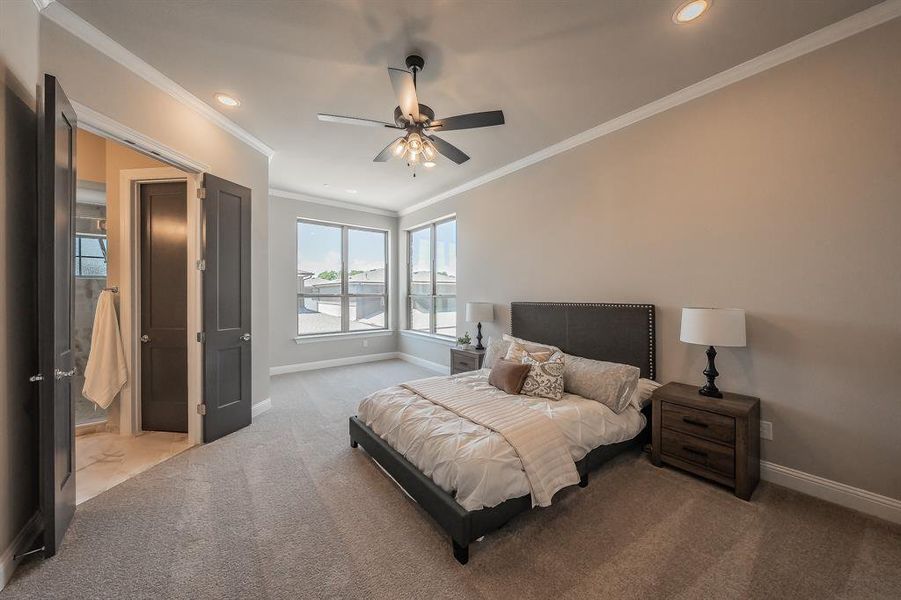 Furnished interior view inside a new home in Parkland, Fort Worth (Image 15). Furnished interior view inside a new home in Parkland, Fort Worth (Image 15).