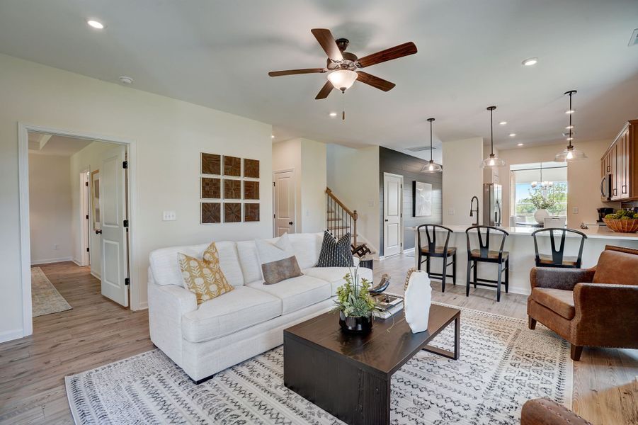 Furnished interior view inside a new home in Jackson Hills, Clarksville (Image 11).