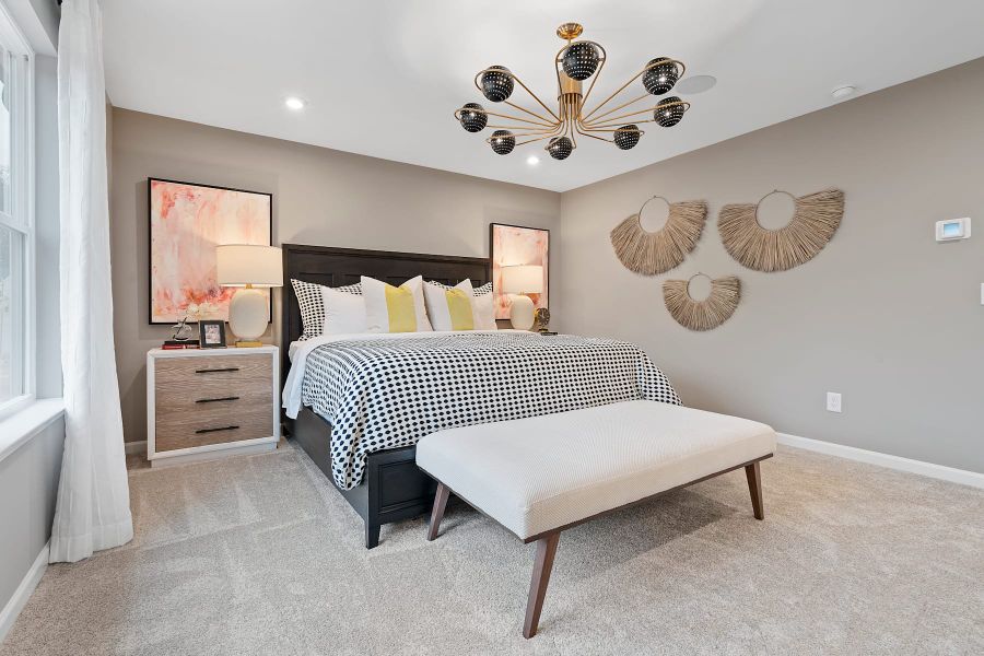 Representative furnished interior of a home built from the Henderson by Tri Pointe Homes in Alton Creek, Mint Hill (Image 35).
