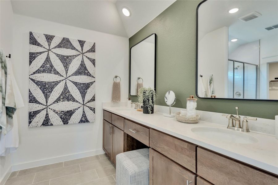 Model home photos of similar floorplans, not pictures of actual home.