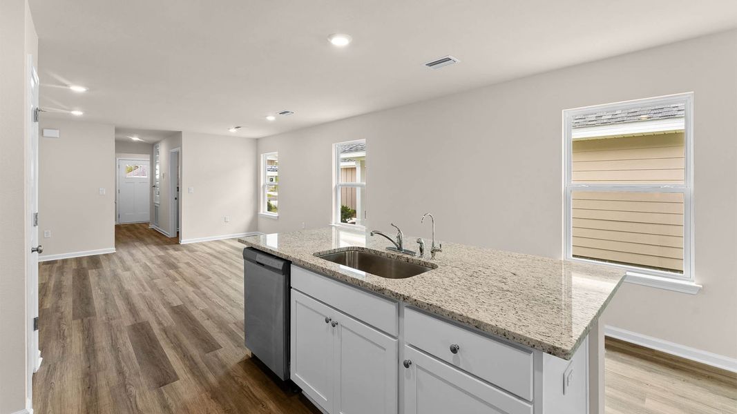 Furnished interior view inside a new home in Chateau Nemours, Port Saint Joe (Image 8).