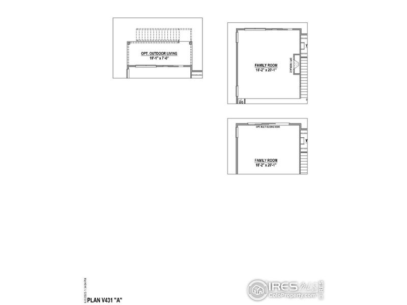 2D floor plan layout of this home in Barefoot Lakes, Firestone, CO (Image 5).