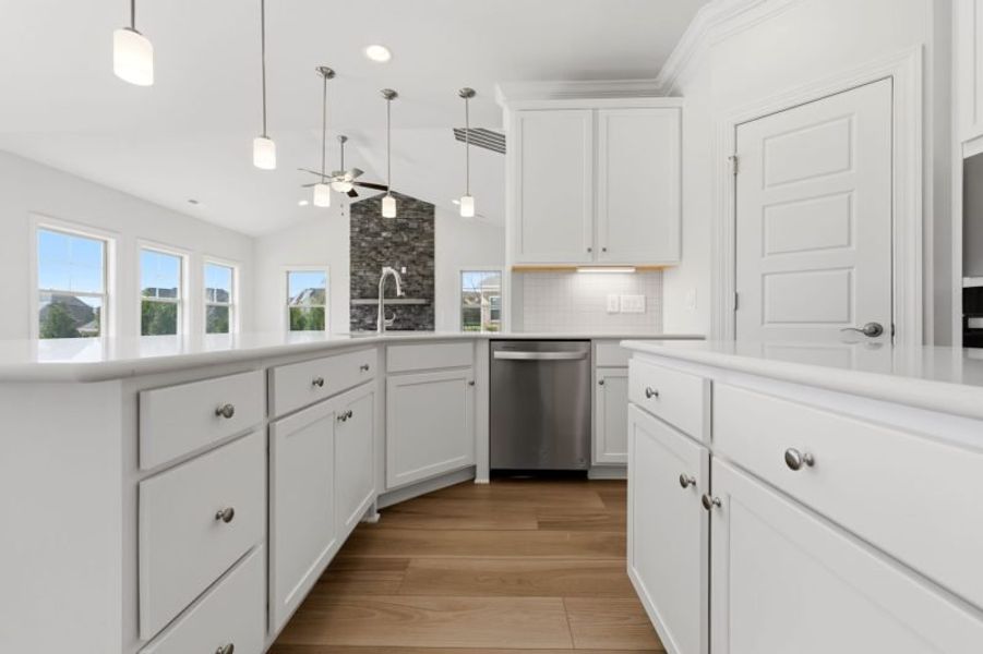 Representative furnished interior of a home built from the Cosmopolitan by Keystone Homes NC in Weybridge, Burlington (Image 13). Representative furnished interior of a home built from the Cosmopolitan by Keystone Homes NC in Weybridge, Burlington (Image 13).