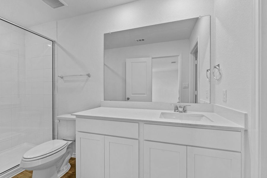 Furnished interior view inside a new home in Valverde, Bastrop (Image 6).