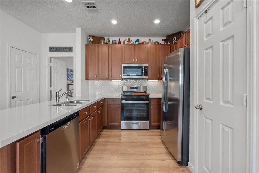 Furnished interior view inside a new home in , Alvin (Image 7). Furnished interior view inside a new home in , Alvin (Image 7).