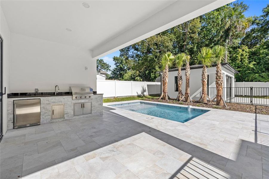 Exterior details and patio area of a home in , Orlando (Image 3). Exterior details and patio area of a home in , Orlando (Image 3).