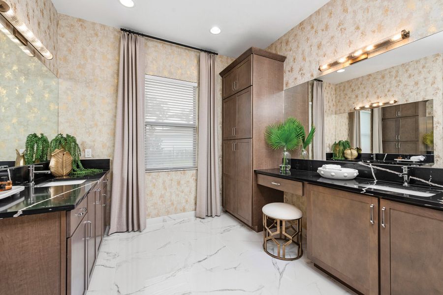 Representative furnished interior of a home built from the Barbados by GL Homes in Valencia Harbor (55+), Fort Myers (Image 10).