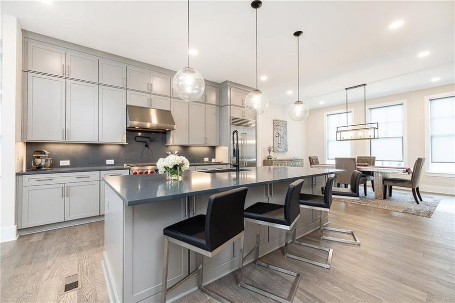 Furnished interior view inside a new home in , Atlanta (Image 72).