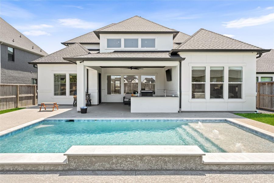 Exterior details and patio area of a home in , Friendswood (Image 23). Exterior details and patio area of a home in , Friendswood (Image 23).