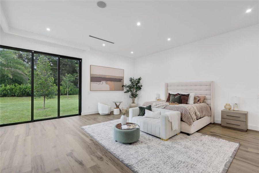 Furnished interior view inside a new home in , Parkland (Image 15).