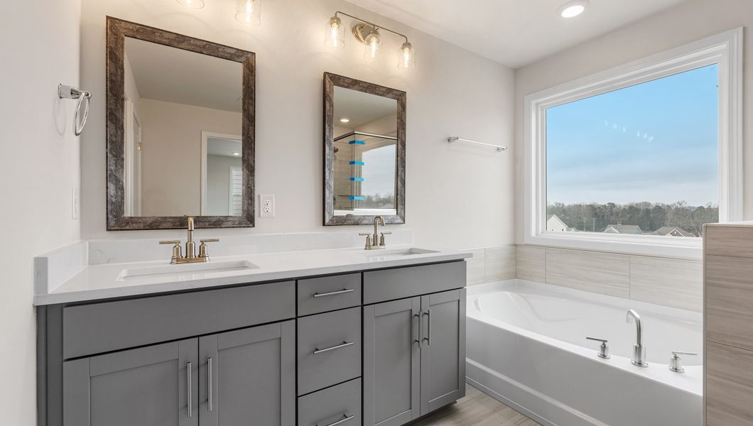 Furnished interior view inside a new home in Adams Glen, Greenville (Image 14).