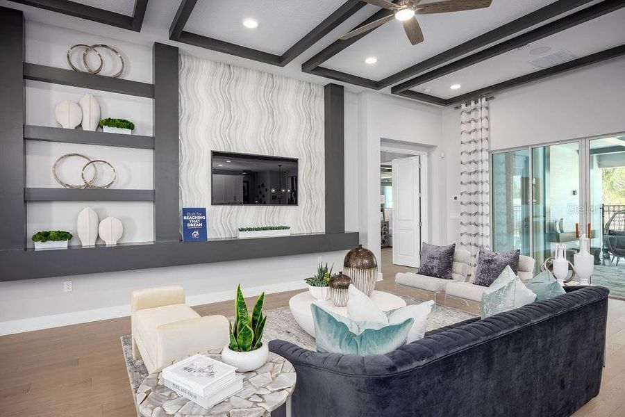 Furnished interior view inside a new home in Wolf Lake Ranch, Apopka (Image 13).