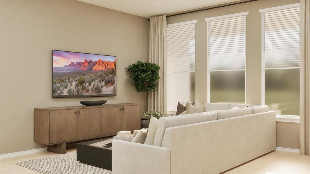 Furnished interior view inside a new home in Cotton Brook, Hutto (Image 28).