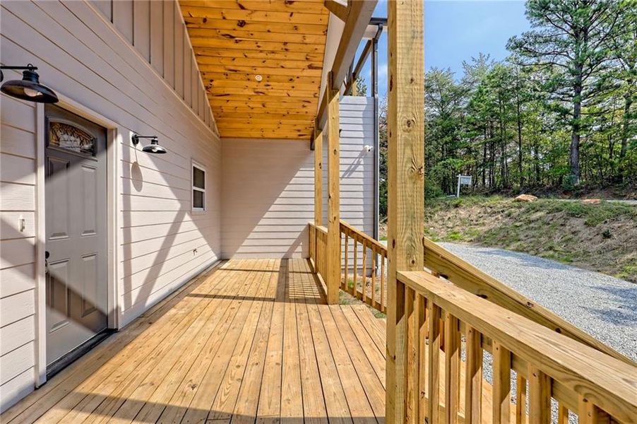 Exterior details and patio area of a home in , Clayton (Image 3).