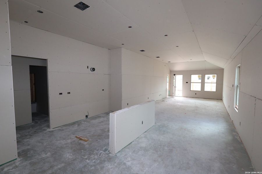 In-progress construction of a new home in Meadows at Clear Springs, New Braunfels, TX (Image 16). In-progress construction of a new home in Meadows at Clear Springs, New Braunfels, TX (Image 16).