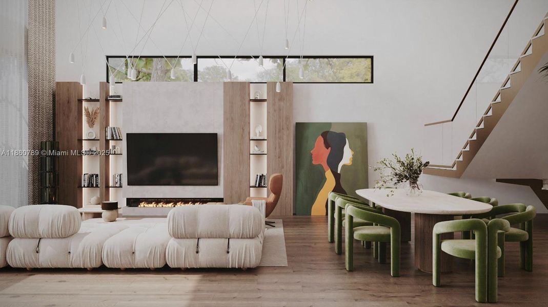 Furnished interior view inside a new home in , North Bay Village (Image 9).