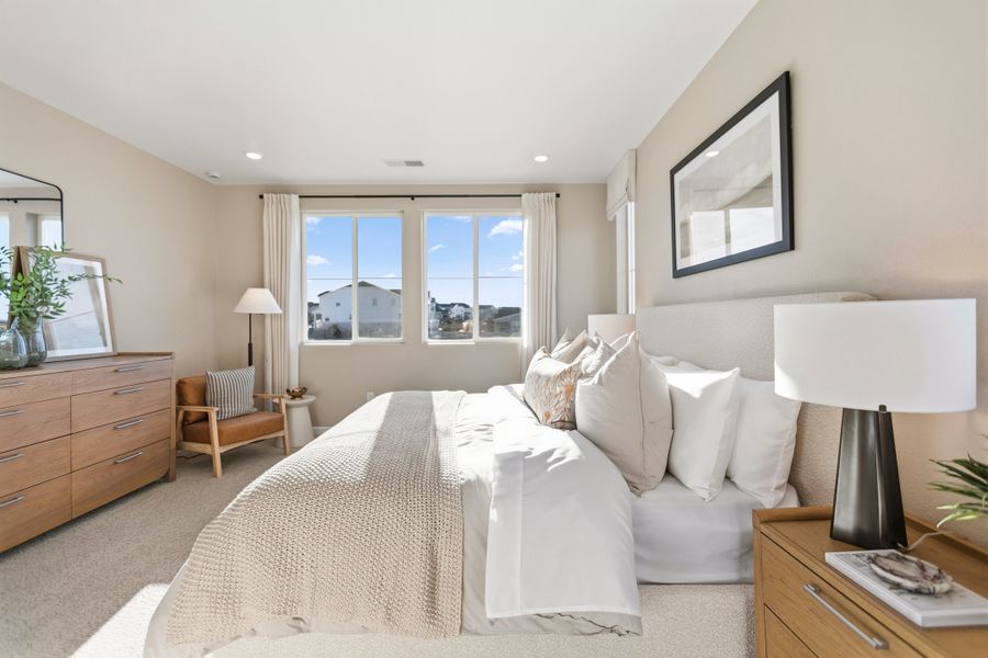 Representative furnished interior of a home built from the 4904 by Risewell Homes in The Aurora Highlands, Aurora (Image 13).