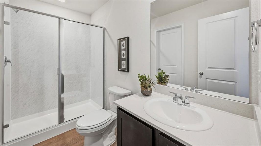Furnished interior view inside a new home in Arbor Trails South, Princeton (Image 32).