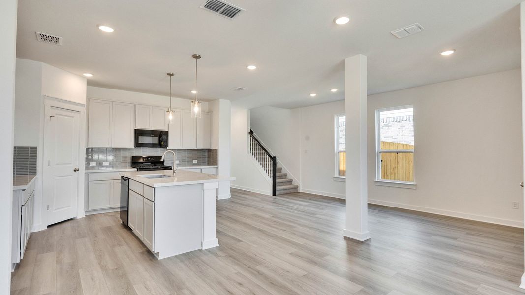 Furnished interior view inside a new home in Creeks Crossing, Elgin (Image 9).