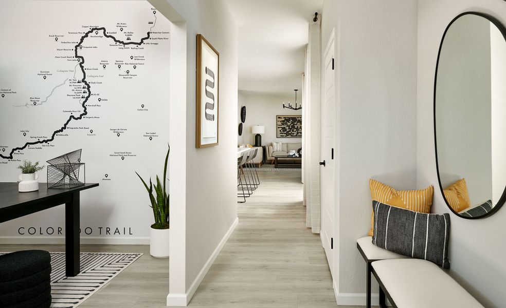 Representative furnished interior of a home built from the Stella by Taylor Morrison in Sugar Creek Horizon Collection, Loveland (Image 7).
