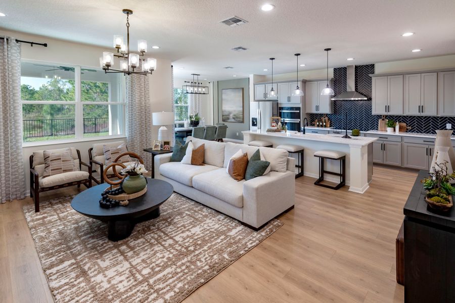 Spacious and Inviting Living Room in Central Florida Home