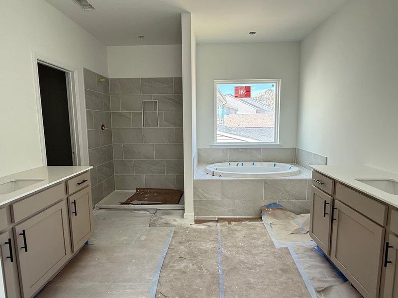In-progress construction of a new home in The Point, Rolesville, NC (Image 7).