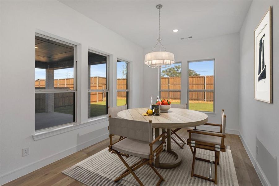 Furnished interior view inside a new home in Sterling Greene, Arlington (Image 12). Furnished interior view inside a new home in Sterling Greene, Arlington (Image 12).