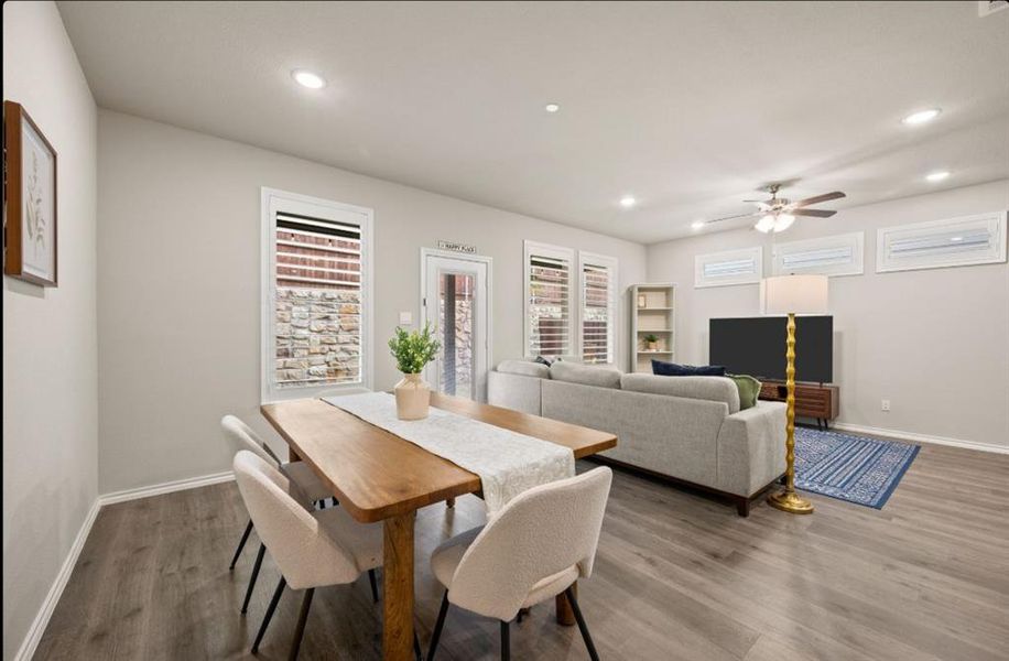 Furnished interior view inside a new home in , Fort Worth (Image 16).