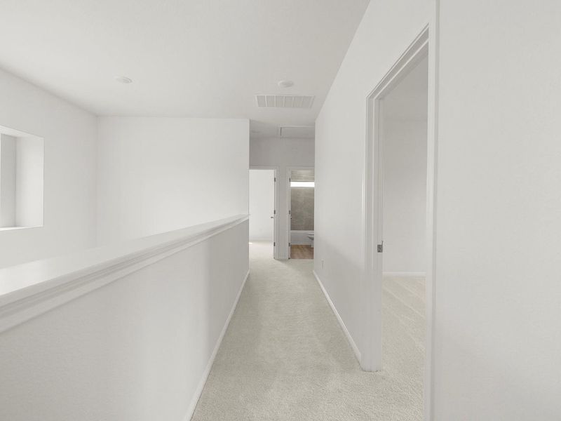 Spacious, unfurnished interior of a new home in Crosswinds, Kyle (Image 19).