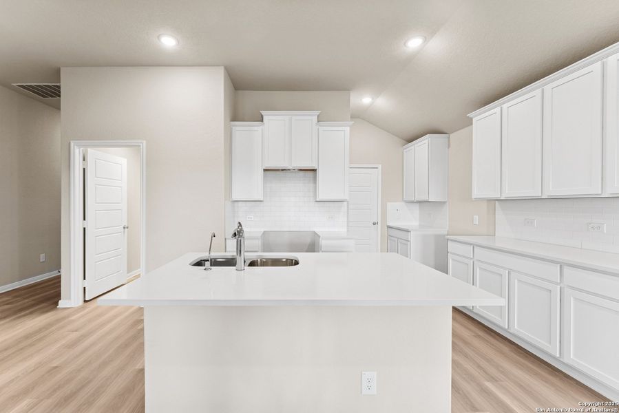 Furnished interior view inside a new home in Agave, San Antonio (Image 9).