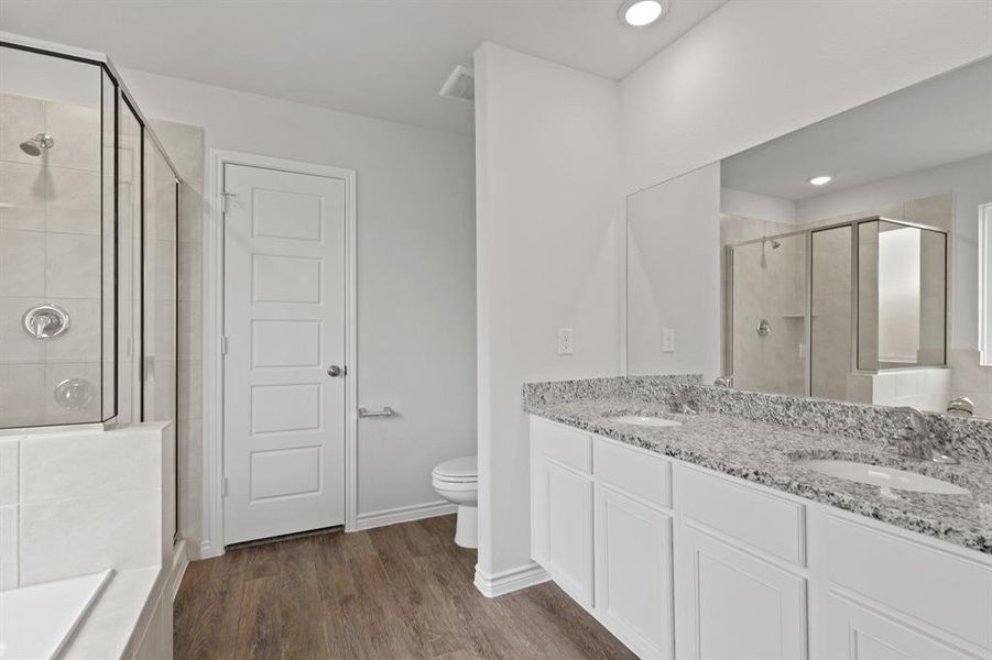Furnished interior view inside a new home in Christian Meadows, Ennis (Image 7).
