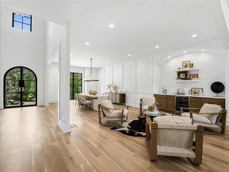 Furnished interior view inside a new home in , Alpharetta (Image 70).