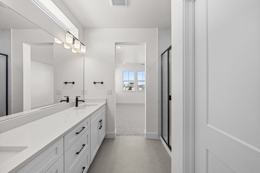 Furnished interior view inside a new home in Trumark Homes at Sterling Ranch, Littleton (Image 9).
