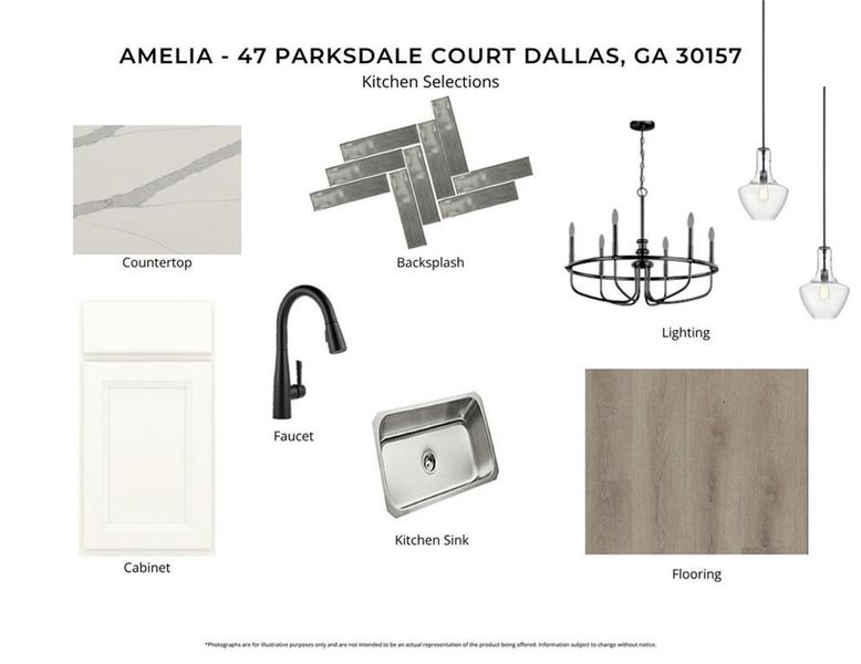 Sample of building materials used in homes in Easton Park, Dallas (Image 3).