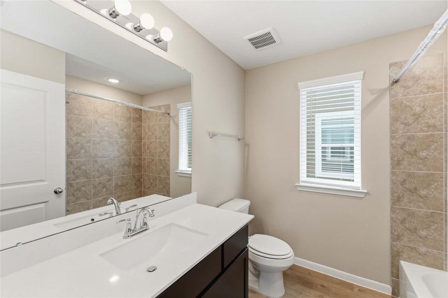 Furnished interior view inside a new home in , Houston (Image 11).