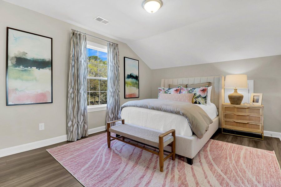 Furnished interior view inside a new home in Six Oaks, Summerville (Image 16). Furnished interior view inside a new home in Six Oaks, Summerville (Image 16).