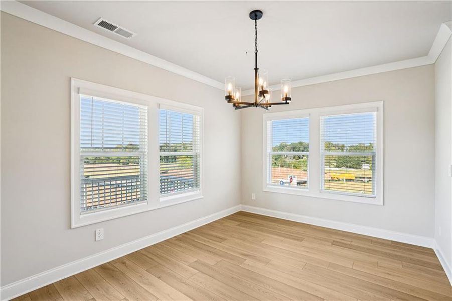 Spacious, unfurnished interior of a new home in Hemingway - Highland Series, Cumming (Image 28).