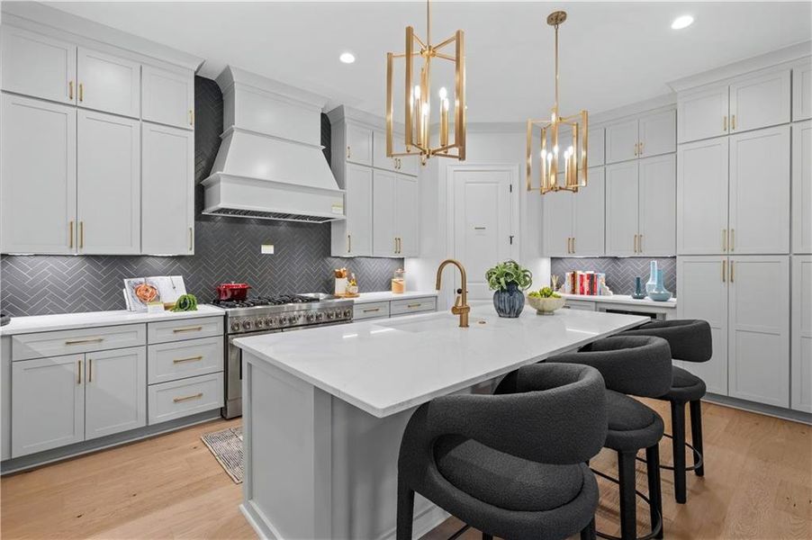 Furnished interior view inside a new home in Laurel View, Suwanee (Image 15).